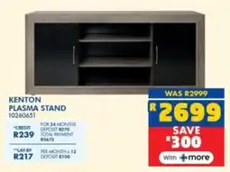 Russells Kenton plasma stand offer