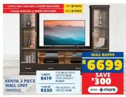 Russells Kenya wall unit offer