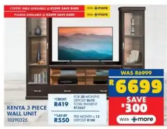 Russells Kenya wall unit offer