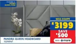 Russells Pandra queen headboard offer