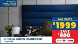 Russells Chelsea queen headboard offer