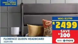 Russells Florence queen headboard offer