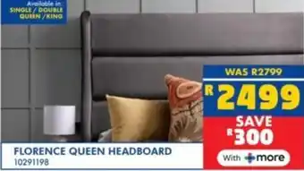 Russells Florence queen headboard offer