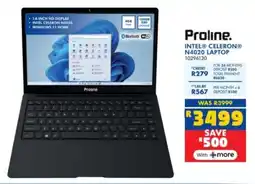 Russells Proline intel celeron N4020 laptop offer