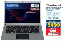 Russells Packard bell montenero-c intel celeron laptop offer