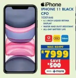 Russells iPhone 11 Black offer