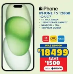 Russells iPhone 15 128GB offer
