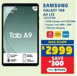 Russells SAMSUNG Galaxy Tab A9 LTE offer