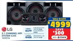 Russells LG 2.1 channel hifi system offer