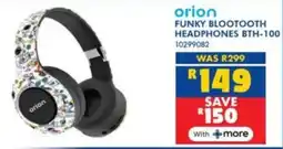 Russells Orion funky blootooth headphones bth-100 offer