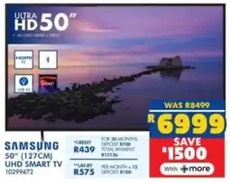 Russells SAMSUNG 50" (127CM) UHD Smart TV offer
