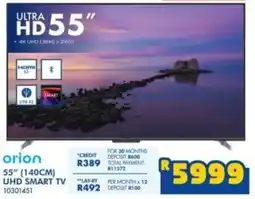 Russells Orion 55" (140cm) UHD Smart TV offer