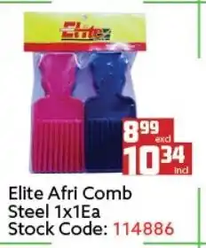 Africa Cash and Carry Elite Afri Comb Steel 1x1Ea offer