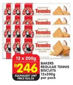 Shoprite Bakers regular tennis biscuits offer