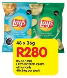 Shoprite Lay's potato chips all variants offer