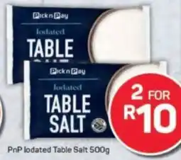 Pick n Pay PnP Iodated Table Salt offer