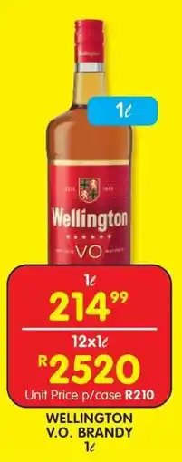 Shoprite Wellington V.O. Brandy offer