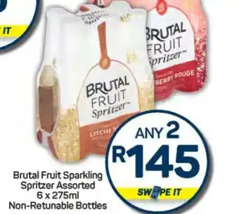 Pick n Pay Brutal Fruit Sparkling Spritzer Assorted offer