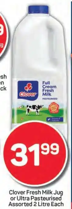 Pick n Pay Clover Fresh Milk Jug or Ultra Pasteurised offer