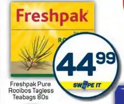 Pick n Pay Freshpak Pure Rooibos Tagless Teabags 80s offer