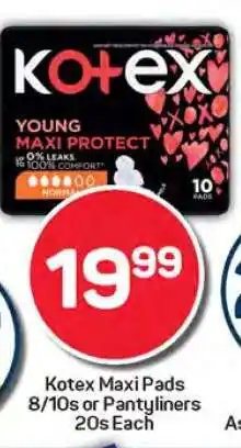 Pick n Pay Kotex Maxi Pads offer