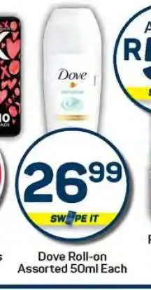 Pick n Pay Dove Roll On offer