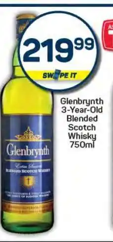 Pick n Pay Glenbrynth 3-Year-Old Blended Scotch Whisky 750ml offer