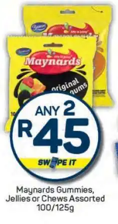Pick n Pay Maynards Gummies, Jellies or Chews Assorted offer