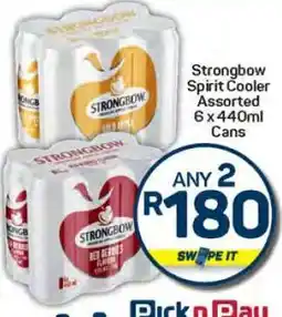 Pick n Pay Strongbow Spirit Cooler Assorted offer