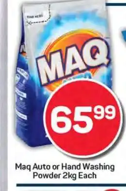 Pick n Pay Maq Auto or Hand Washing Powder offer