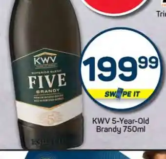 Pick n Pay KWV 5-Year-Old Brandy 750ml offer