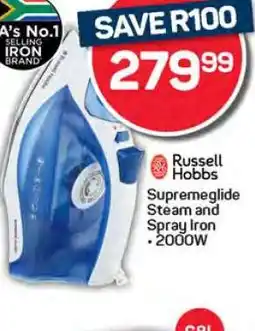 Pick n Pay Russell Hobbs Supremeglide Steam and Spray Iron offer