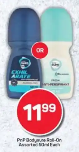Pick n Pay PnP Bodysure Roll-On Assorted offer