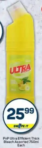 Pick n Pay PnP Ultra Efficient Thick Bleach Assorted offer