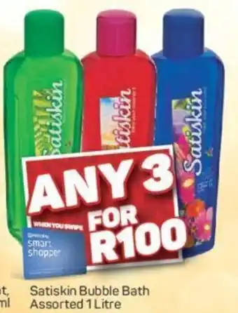 Pick n Pay Satiskin Bubble Bath Assorted 1Litre offer