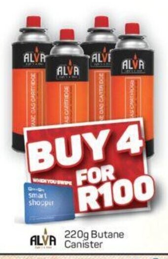 Pick n Pay Alva Butane Canister 220g offer