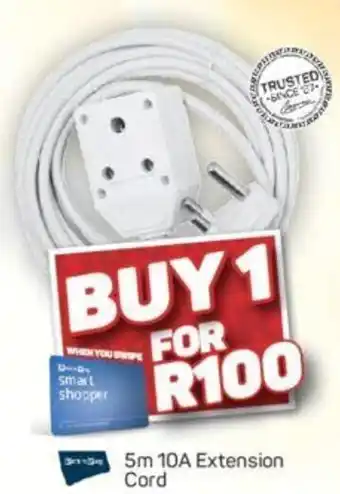 Extension Cord 5m 10A