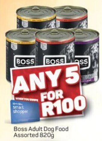 Pick n Pay Boss Adult Dog Food Asstd 820g offer