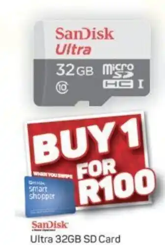 Pick n Pay SanDisk Ultra 32GB SD Card offer