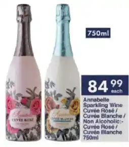President Hyper Annabelle Sparkling Wine Cuvée Rosé/ Cuvée Blanche/ Non Alcoholic: Cuvée Rosé/ Cuvée Blanche offer