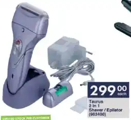 President Hyper Taurus 2 in 1 Shaver/Epilator offer