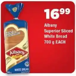 OK Foods Albany Superior Sliced White Bread offer