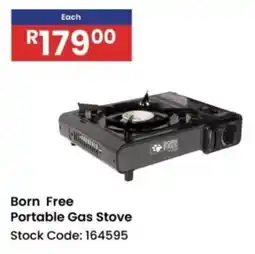 Africa Cash and Carry Born Free Portable Gas Stove offer