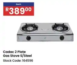 Africa Cash and Carry Cadac 2 Plate Gas Stove S/Steel offer