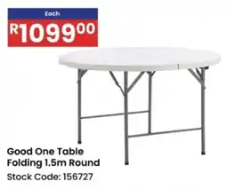 Africa Cash and Carry Good One Table Folding Round offer