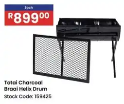 Africa Cash and Carry Totai Charcoal Braai Helix Drum offer