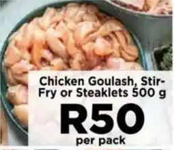 Food Lover's Market Chicken Goulash, Stir- Fry or Steaklets offer