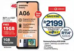 Pick n Pay Samsung Galaxy A06 64GB offer