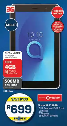 Pick n Pay Alcatel 1T 7" 32GB offer
