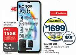 Pick n Pay Honor X5B 64GB offer
